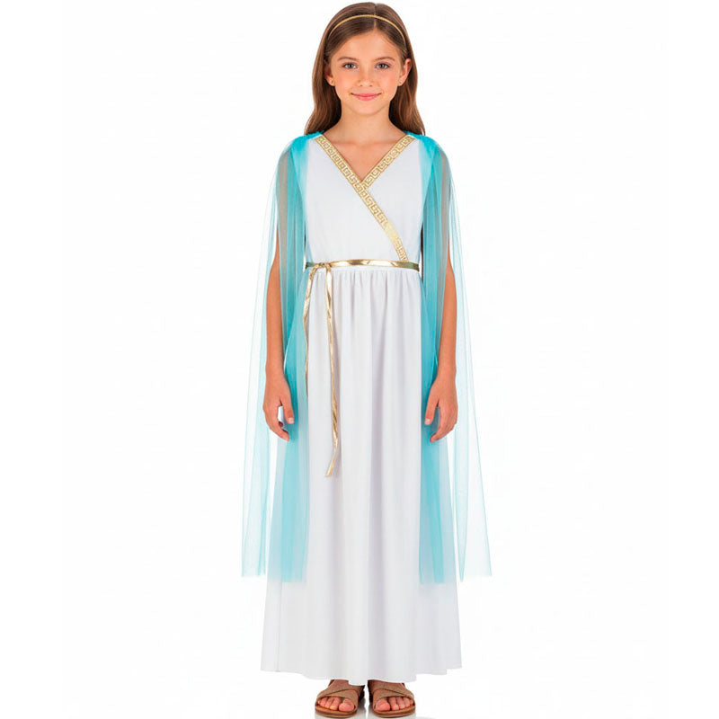 Disfraz de Sacerdotisa Griega para niña bis