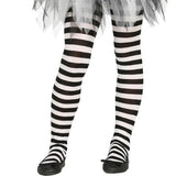 Pantys Blancos con rayas para niñas