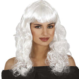 Peluca Barbie Melena Blanca