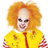 Peluca Payaso Malvado Naranja